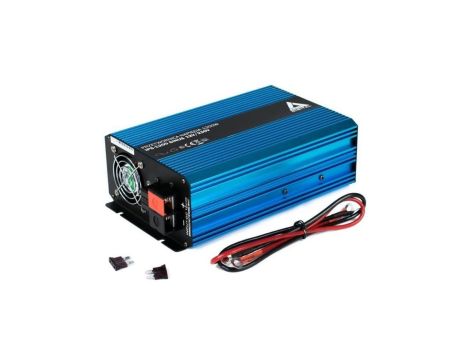 Przetwornica napięcia 12V / 230V 600/1200W SINUS AZO DIGITAL