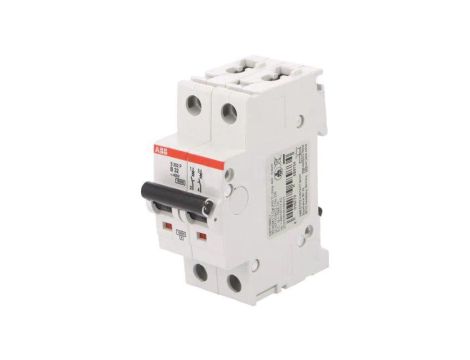 S202P-B32 Wyłącznik nadprądowy 230/400VAC Iznam 32A 2 biegunowy 10kA MCB