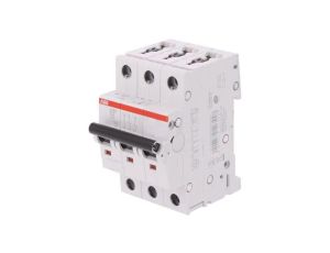 S203-C2 Wyłącznik nadprądowy 230/400VAC Iznam 2A 3 biegunowy Charakt C