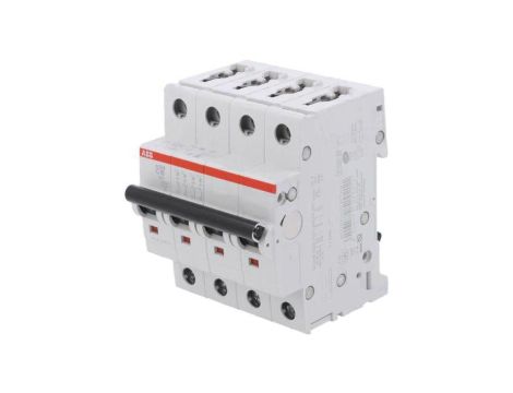 S204-C16 Wyłącznik nadprądowy 230/400VAC Iznam 16A 4 biegunowy 6kA IP20