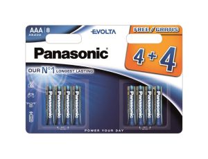 Bateria alkaliczna LR03 / AAA 1,5V EVOLTA LR03/4+4BP EV /blister 8szt./