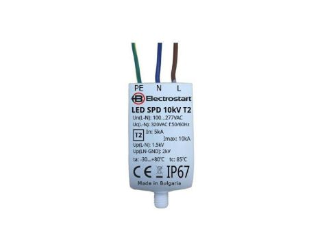 Układ przeciwprzepięciowy LED SPD 10kA 10kV T2 941020100100319 ELECTROSTART