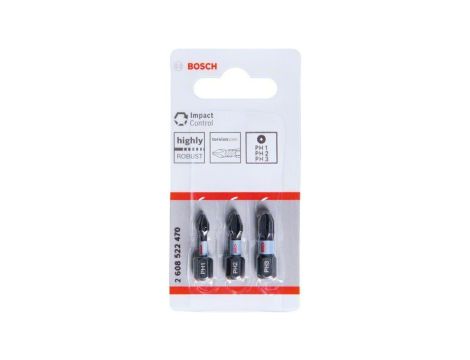 KOŃCÓWKA WKRĘCAJĄCA 25MM IMPACT 3*PH INSERT