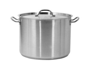 GARNEK WYSOKI Z POKRYWKĄ ZE STALI NIERDZEWNEJ 40X30 37.7L