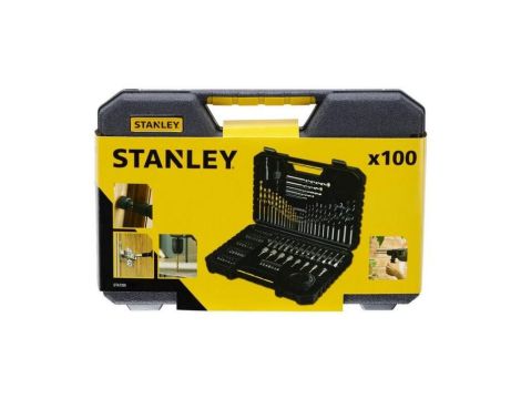 ZESTAW WIERTEŁ, BITÓW I OTWORNIC 100 SZT.