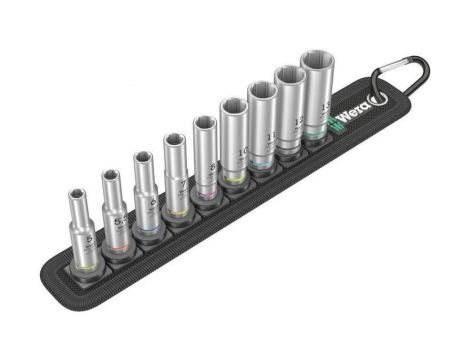 ZESTAW NASADEK UDAROWYCH DŁUGICH 1/4 5-13MM, 9CZ.