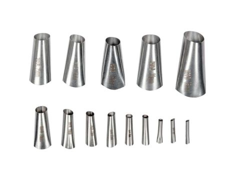 KOŃCÓWKI DO NAKŁADANIA SILIKONU 14 SZT