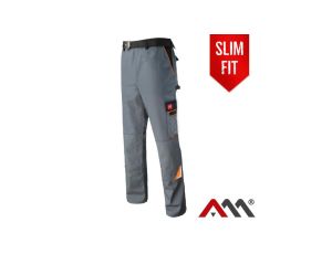 Spodnie robocze ochronne do pasa PROFESSIONAL GREY szare Rozmiar 58