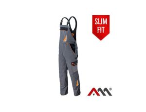 Spodnie robocze ogrodniczki PROFESSIONAL GRAY szare Rozmiar 56
