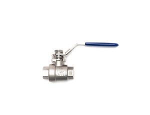 Zawór kulowy gwintowany Flowmatik R 3/4 GW PN63, 2-elementowy z blokadą, stal nierdzewna 316, PTFE