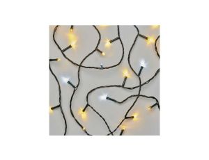 Lampki choinkowe Classic 120 LED 12m ciepła biel + zimna biel miga, IP44, timer D4AN02