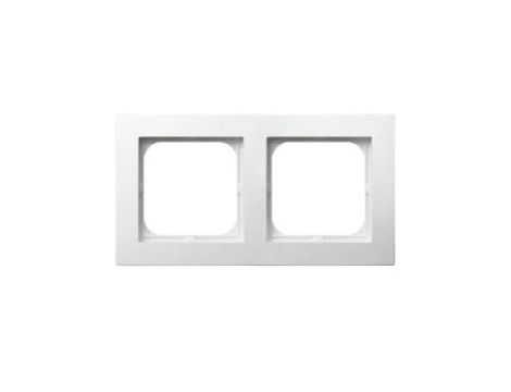 Ramka podwójna - ciepły biały R-2G/46