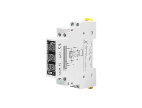 Modułowy wskaźnik napięcia 3-fazowy cyfrowy LDM-11 EXT10000316