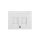 K.1 Element centralny gniazda teleinformatycznego podwójnego z polem opisowym śnieżnobiały 11827009