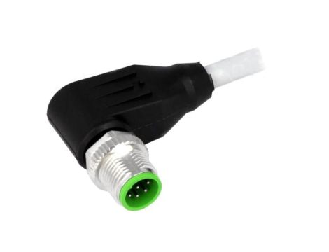 7000-17021-2920300 Gniazdo kątowe M12, 8P z przewodem o długości 3m PUR, 30VAC, 2A
