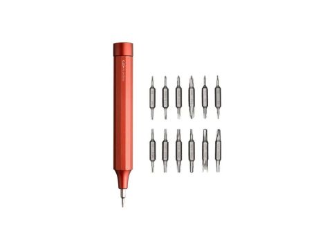 Wkrętak precyzyjny HOTO QWLSD004, 24 w 1 (czerwony)