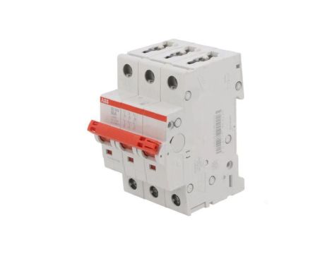 SD203/50 Rozłącznik izolacyjny Bieguny: 3 na szynę DIN 50A 400VAC IP20