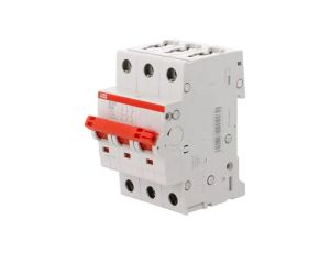SD203/63 Rozłącznik izolacyjny Bieguny: 3 na szynę DIN 63A 400VAC IP20