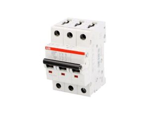 S203M-B25 Wyłącznik nadprądowy 400VAC Iznam: 25A Bieguny: 3 na szynę DIN