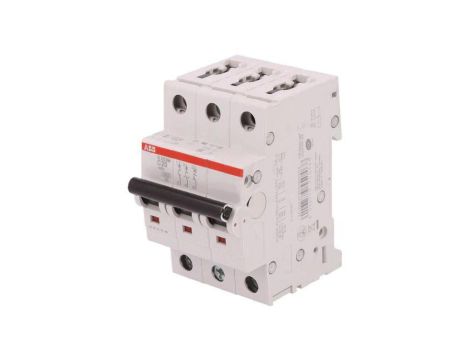 S203M-C20 Wyłącznik nadprądowy 400VAC Iznam: 20A Bieguny: 3 na szynę DIN