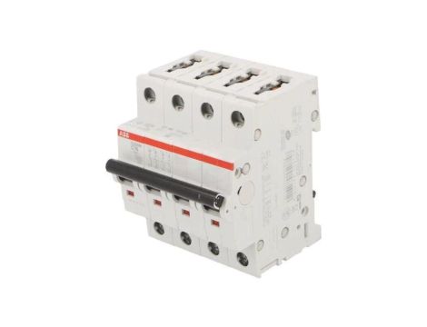 S204M-C16 Wyłącznik nadprądowy 400VAC Iznam: 16A Bieguny: 4 na szynę DIN