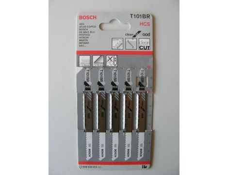 BOSCH BRZESZCZOT DO WYRZYNARKI  5 szt T101BR DREWNO 2608630014 - 2