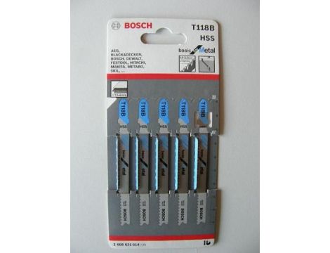 BOSCH BRZESZCZOT DO WYRZYNARKI 5 szt  T118B METAL 2608631014 - 2