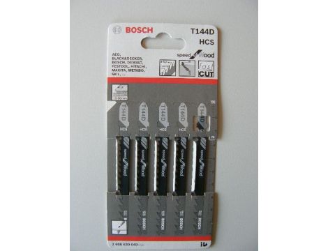 BOSCH BRZESZCZOT DO WYRZYNARKI 5 szt T144D DREWNO 2608630040 - 2
