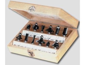 JOBI FREZY DO DREWNA KOMPLET 12 elem. TRZPIEŃ 8mm