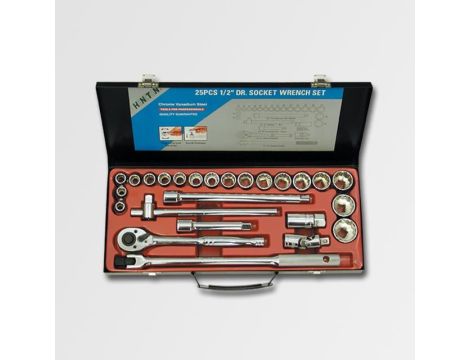 HONITON ZESTAW KLUCZY  25 ELEMENTÓW /12KĄT.1/2" 4052