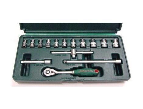 JONNESWAY ZESTAW  KLUCZY 15 elem. (1/4")  S04H2715S