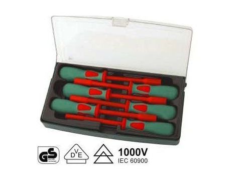 JONNESWAY WKRĘTAKI IZOLOWANE Z NASADADKĄ KOMPLET 6cz.  DV41M06S