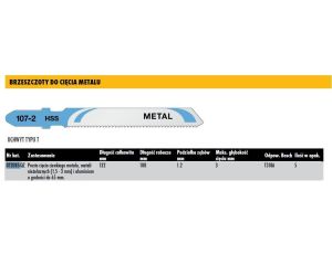 DEWALT BRZESZCZOT DO WYRZYNARKI 135x1,2mm T318A METAL /5szt. - image 2