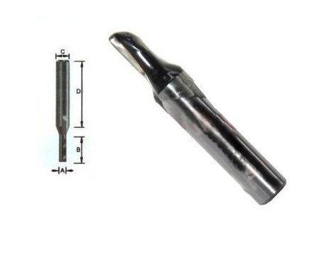 FREZ PROSTY 1 ROWEK  4/10/8mm