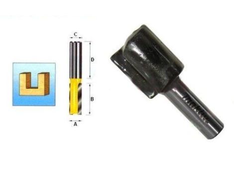 FREZ PROSTY 2 ROWKI 25/20/8mm - 2