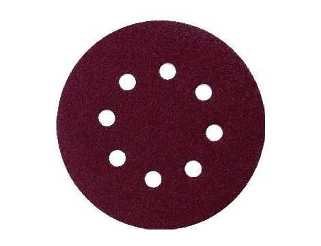 MAKITA KRĄŻEK ŚCIERNY 125 8 OTWORÓW 10szt  80