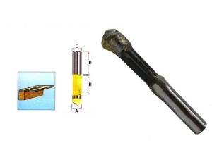 FREZ PROSTO-CZOŁOWY  8/19/8mm Z PROWADNIKIEM ECO