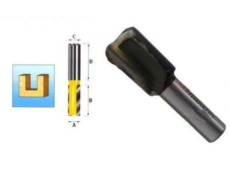 FREZ PROSTY 2 ROWKI 20/30/12mm