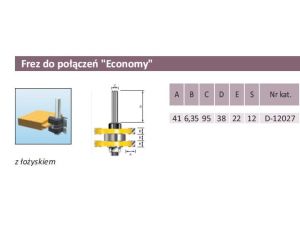 FREZ DO POŁĄCZEŃ 41/2x 6,35/12mm ECONOMY - image 2