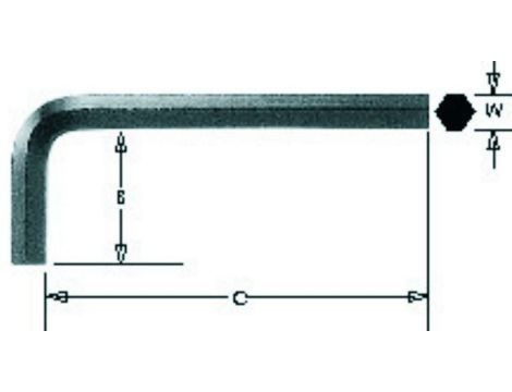 JONNESWAY KLUCZ IMBUSOWY / AMPULOWY 14mm STAL TYPU S2  H01S1140