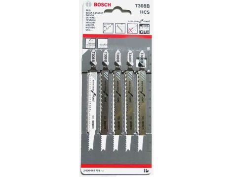 BOSCH BRZESZCZOT DO WYRZYNARKI 5 szt T308B SKLEJKA 2608663751 - 2