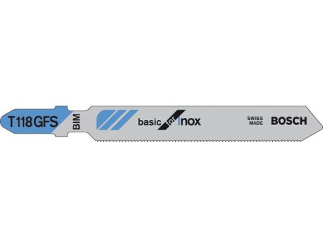 BOSCH BRZESZCZOT DO WYRZYNARKI T118GFS 5szt METAL 2608636496