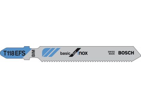 BOSCH BRZESZCZOT DO WYRZYNARKI T118EFS  5szt METAL 2608636497