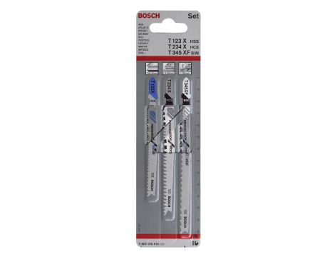 BOSCH BRZESZCZOT DO WYRZYNARKI  ZESTAW 3szt T123X T234X  T345XF 2607010515 - 2