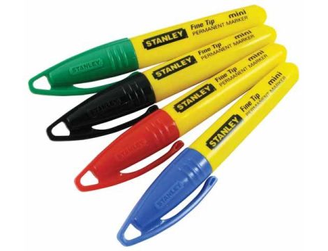 STANLEY MARKER FINE TIP MINI CZARNY