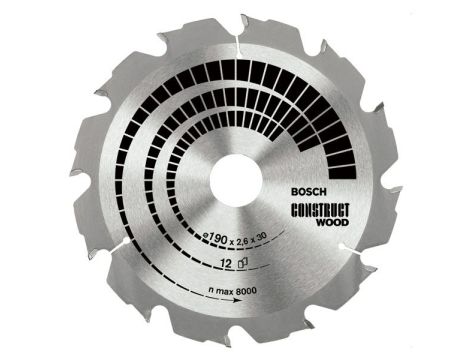 BOSCH PIŁA TARCZOWA CONSTRUCT WOOD500x3,8x30x36z 2608640695