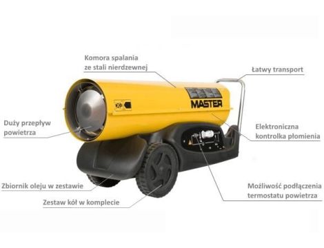 MASTER NAGRZEWNICA OLEJOWA B 180 BEZ ODPROWADZENIA SPALIN 48kW - 2