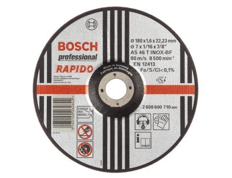 BOSCH TARCZA MET.230mm x 1,9mm x 22mm EXPERT FOR INOX 2608600711