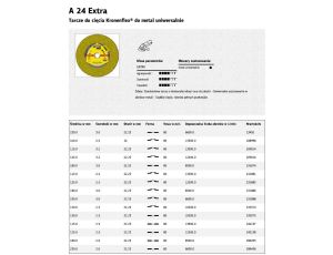 KLINGSPOR TARCZA DO CIĘCIA METALU 230mm x 3,0mm x 22,2mm A24 Extra WYG.
