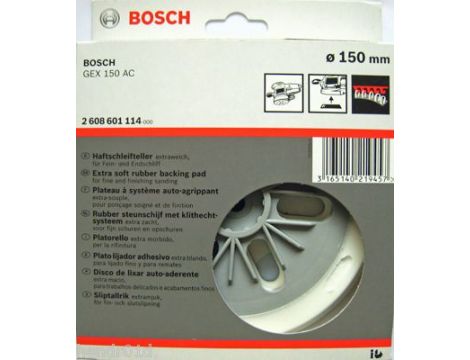 BOSCH DYSK SZLIFIERKSKI 150mm B.MIĘKKI 2608601114 - 2